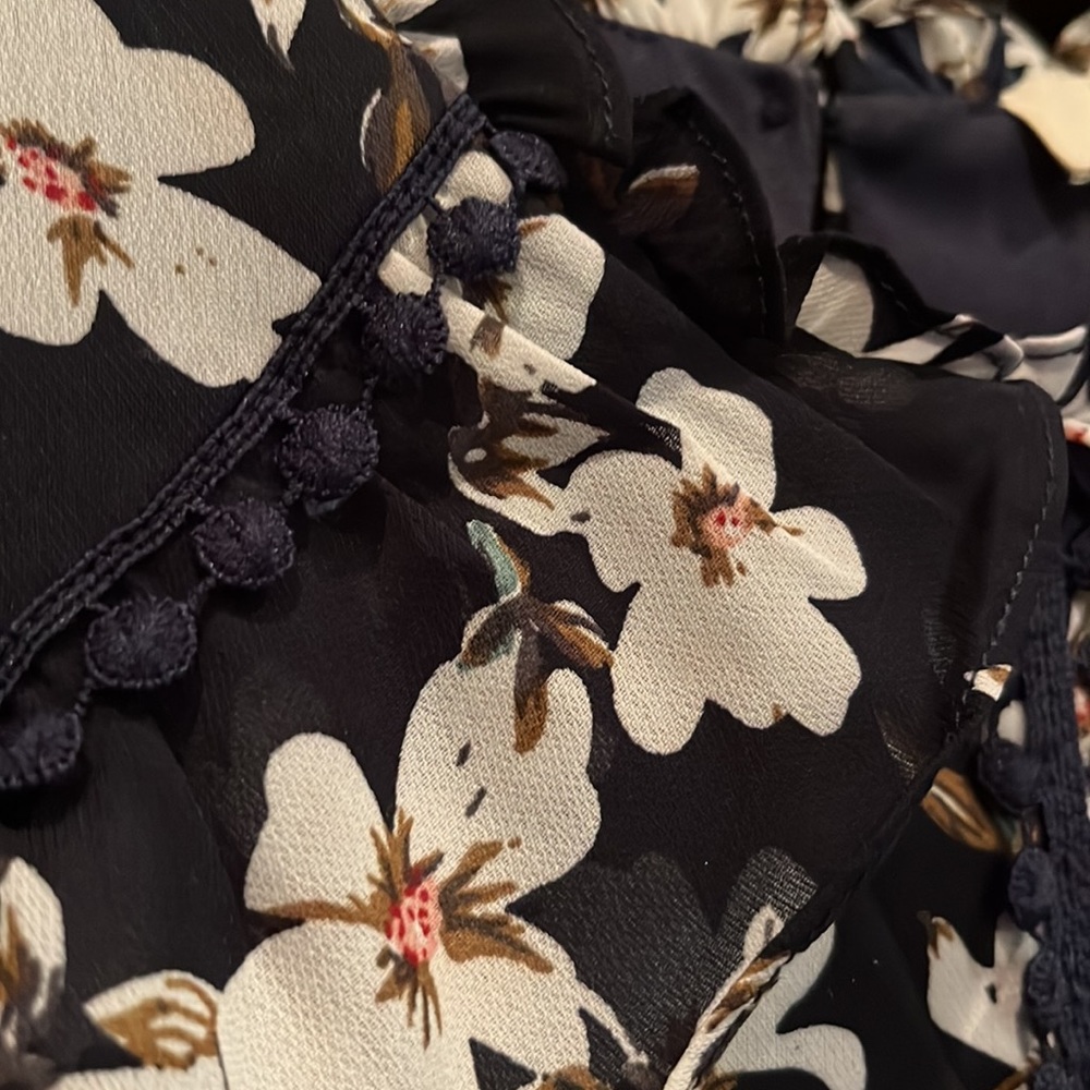 NWOT medium A line dress in deep navy - Picture 10 of 15